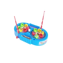 Электрические игрушки, вращающаяся Магнитная пластина для рыбалки, обучающая игрушка для детей, работающая на батарейках, звучащая электронная