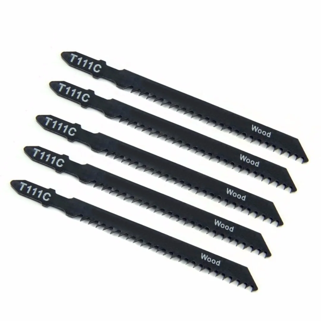 5pcs/set Rawlplug T111C Wood Jigsaw Blades For MAKITA BOSCH HITACHI  POSH