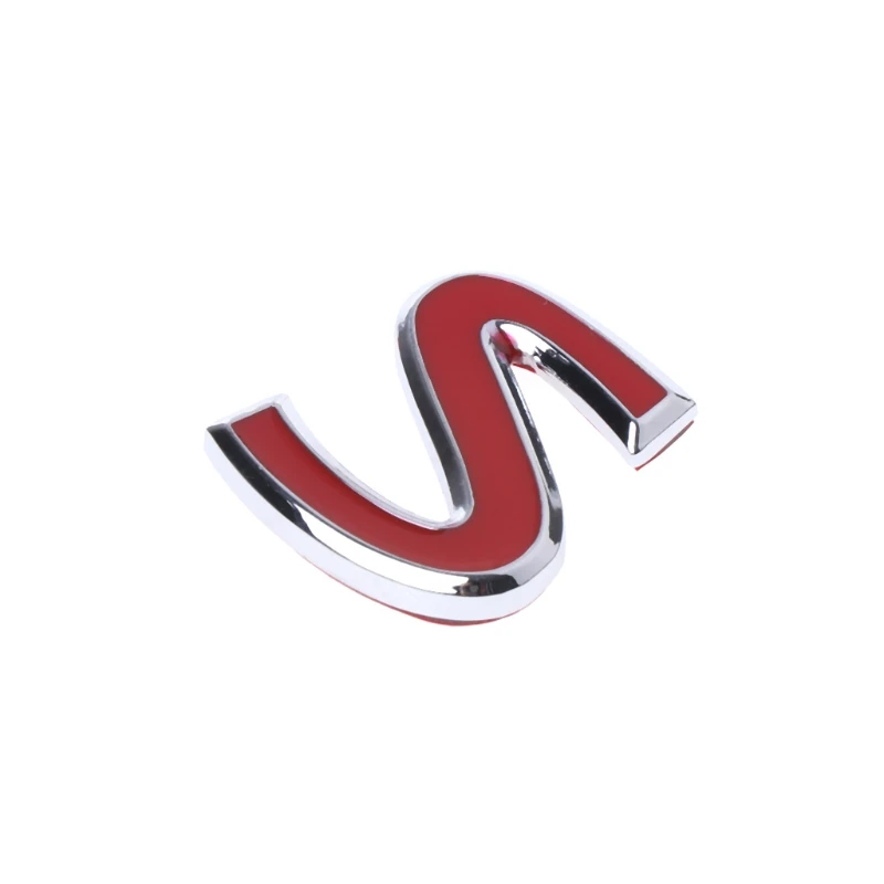 Красный S эмблема значок металлическая наклейка установка задний багажник крыло наклейка для Infiniti Q50 Q50L Q30 Q70 переустановка IPL