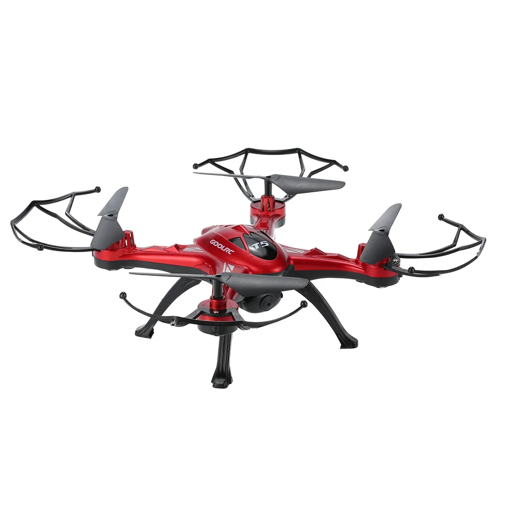 Оригинал высокое качество GOOLRC T5W Wifi FPV Дрон RC Квадрокоптер с камерой 0.3MP один ключ