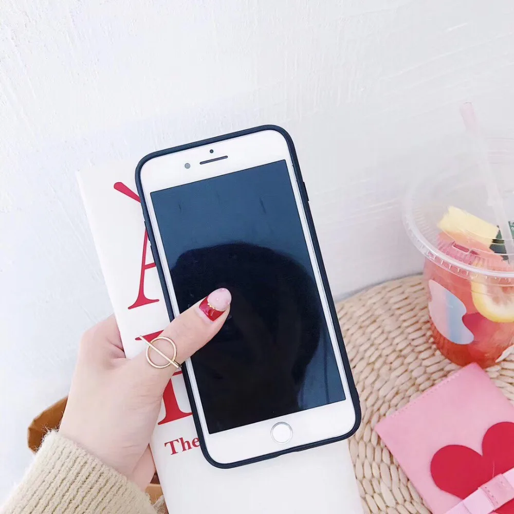 Силиконовый чехол кольцо для iphone 6s 8 Plus XR X Xs MAX|Бамперы| |