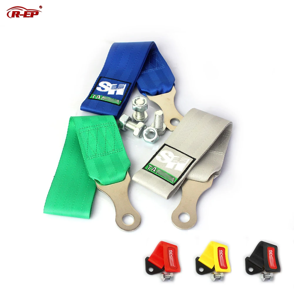 

Universal Tow Strap Belt Towing Rope Racing Car Tow Eye Strap Tow Strap Bumper Trailer High Strength Nylon