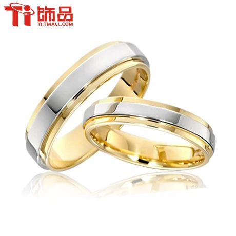 Anillos de boda hombre y mujer de acero de titanio, anillo de pareja, anillo de banda, grabado en lata, tamaño Super Deal 3 14 (el precio es por 1 piezas)|men wedding