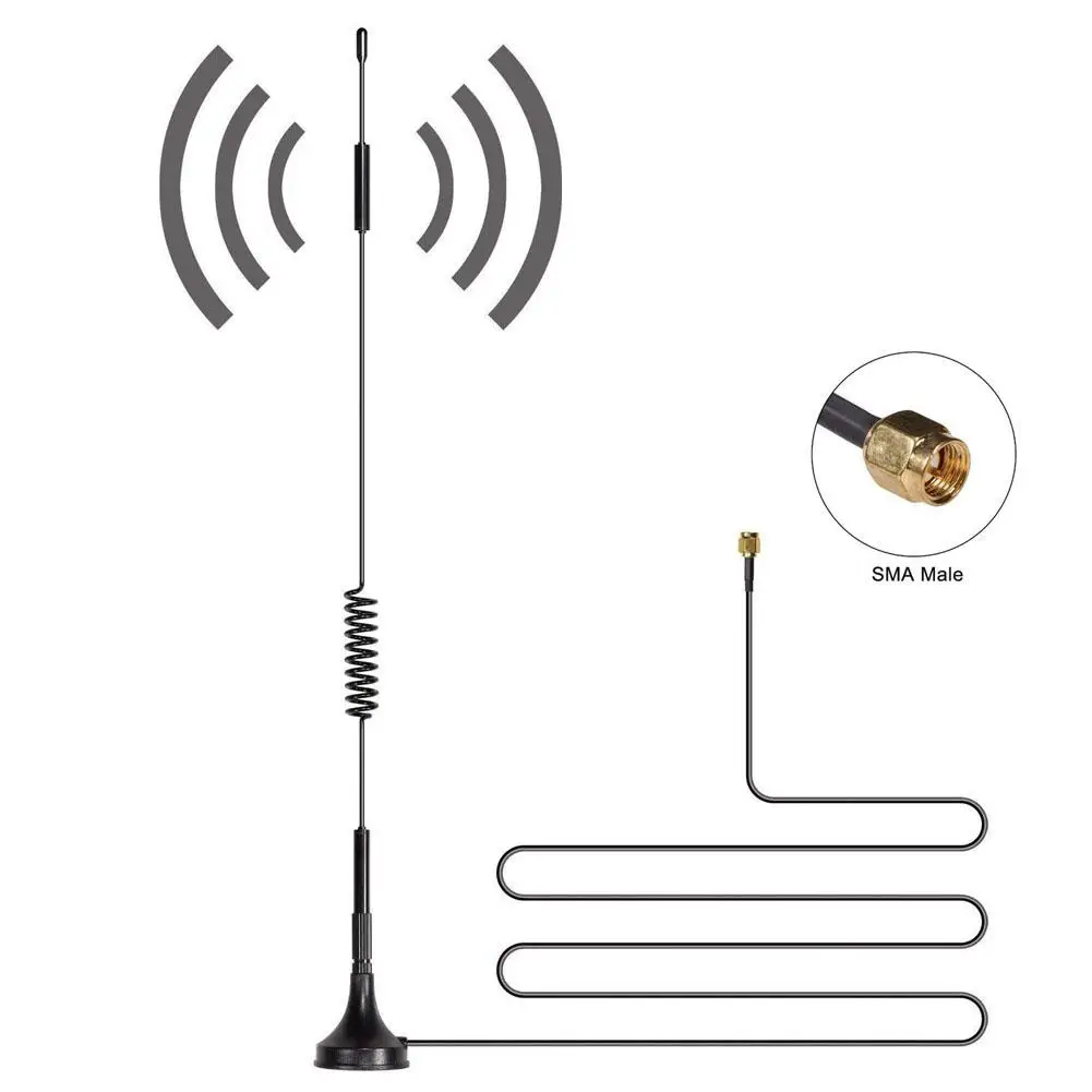 

700MHz-2700MHz Wide Band Vehicle Antenna 2.4GHz 12dBi High Gain Omni-Directional Male Antenna WCDMA 4G LTE GSM Magnentic Antenna