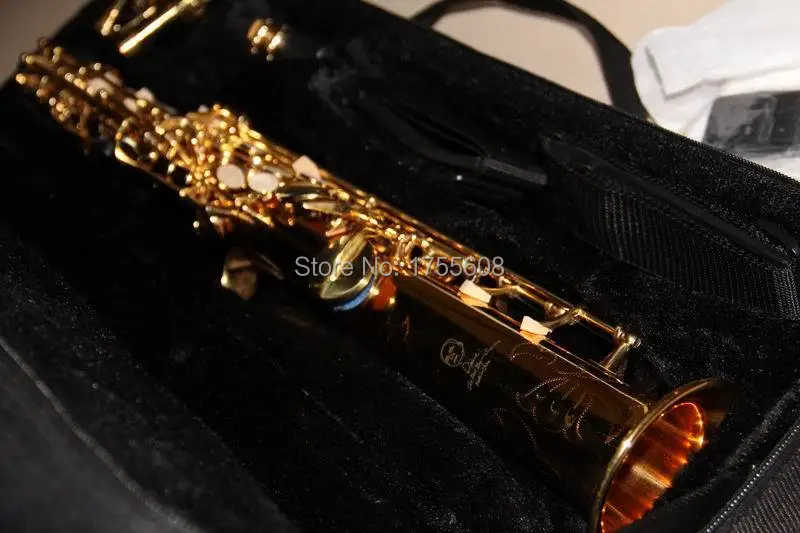 

Soprano saxofone Bb new Soprano saxophone straight sax in gold 111112