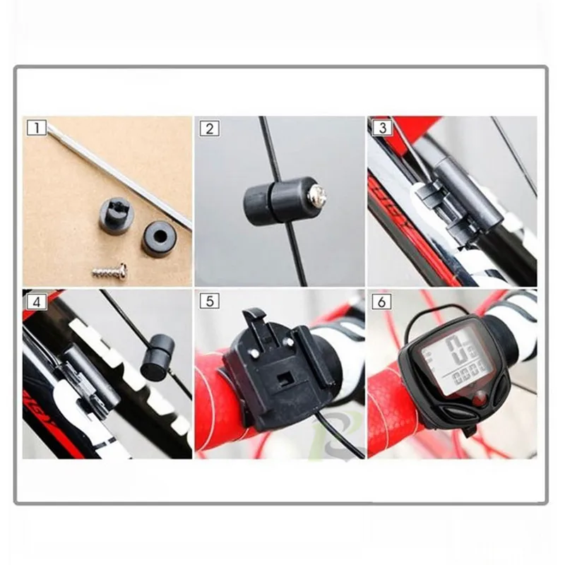 

Newest Digital Bicycle Computer Waterproof Wire Odometer Bike Computer Bicycle Speedometer Luminous Accessories Digital Tool