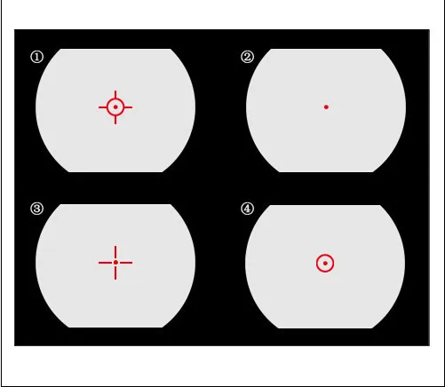 Тактический Голографическая 4 Сетка красный зеленый точка Коллиматорный прицел с горы для охоты HS2-0062
