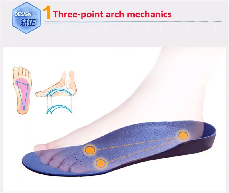 Горячая EVA взрослая плоская нога ортопедическая обувь с поддержкой свода стопы ортопедические стельки Уход за ногами для мужчин и женщин коррекция х-типа ног
