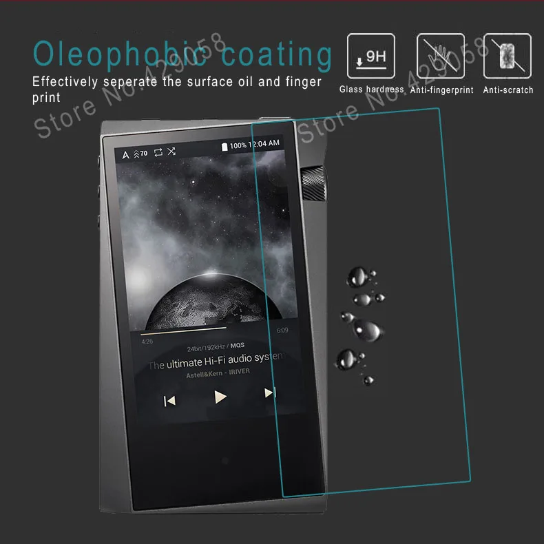 Закаленное стекло для защиты экрана IRIVER atell Kern A norma SR15|Защитные стёкла и плёнки| |