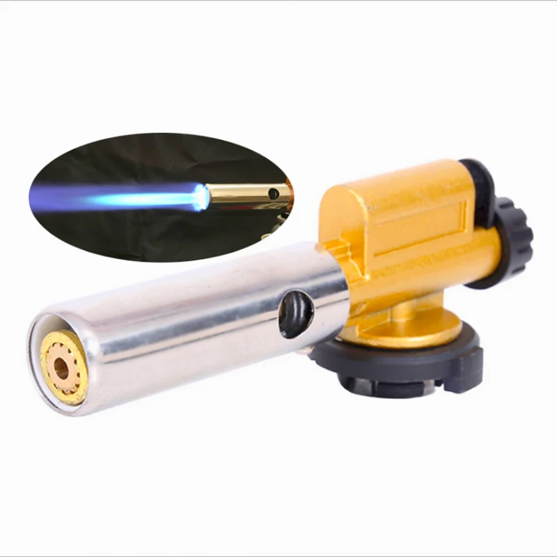 

Flame Gas Torch Welding Gas Burners Stove Gun Electronic Ignition Copper Butane Maker Lighter BBQ Picnic Camping