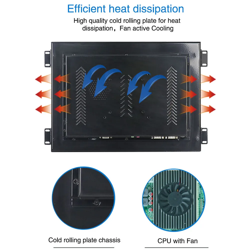  Minisys Factory Core i5 4200u all in one computer with 15'' LCD Resistive Touchscreen Panel PC Supp