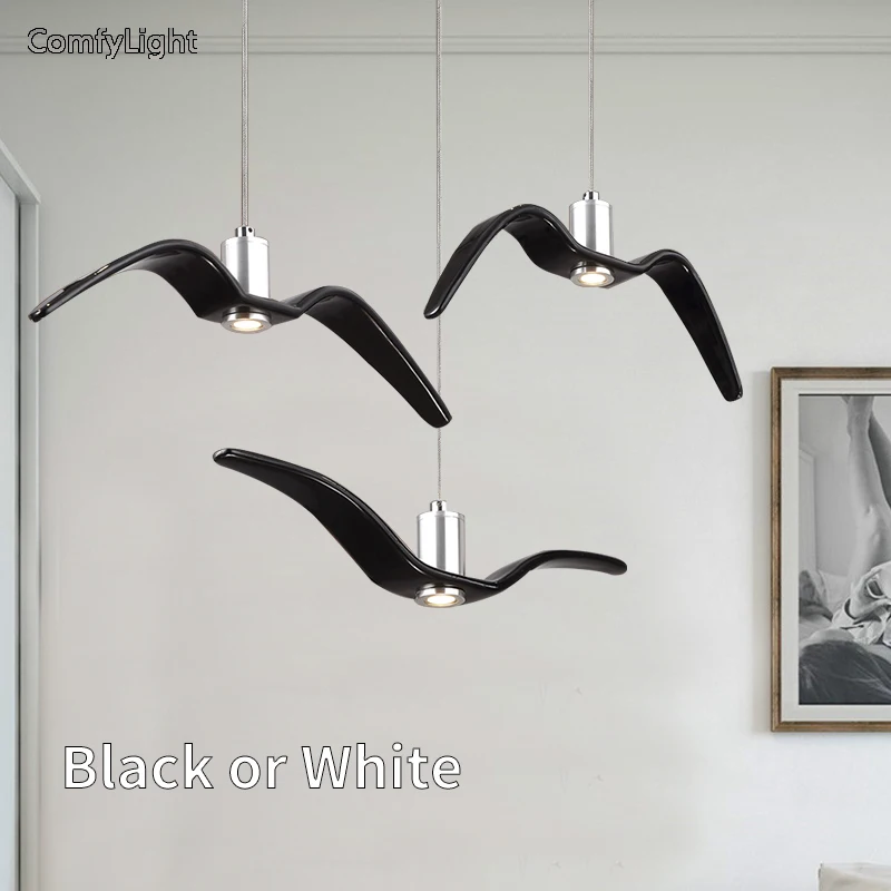 Modern Pendant Lights Led Hanglamp Aluminum Hanging Lighting Fixture Living Room Kitchen Restaurant Loft suspension luminaire modern circle rings pendant lights fixture living dining room restaurant deco indoor home acrylic hanglamp dimming luminaire