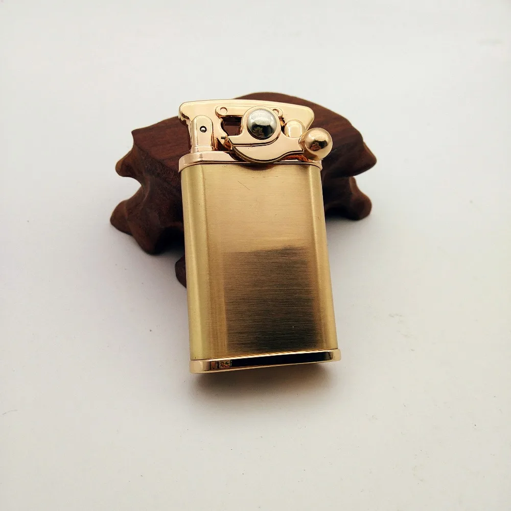 

Gold Silver Gasoline Lighter Chief Retro Spark Windproof Portable Gas Lighter Petrol Lighter Gadgets for Men Creative Gift