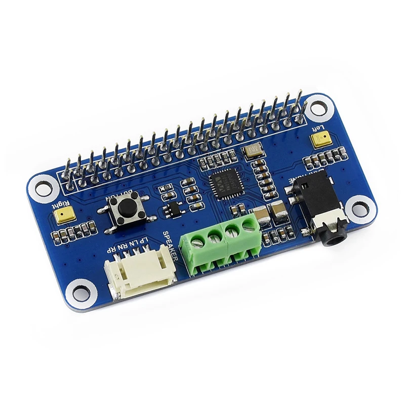 

Raspberry Pi WM8960 Hi-Fi Sound Card HAT with Speaker Supports Stereo Encoding Decoding Hi-Fi Play Record for RPI 3B 3B+ Zero W