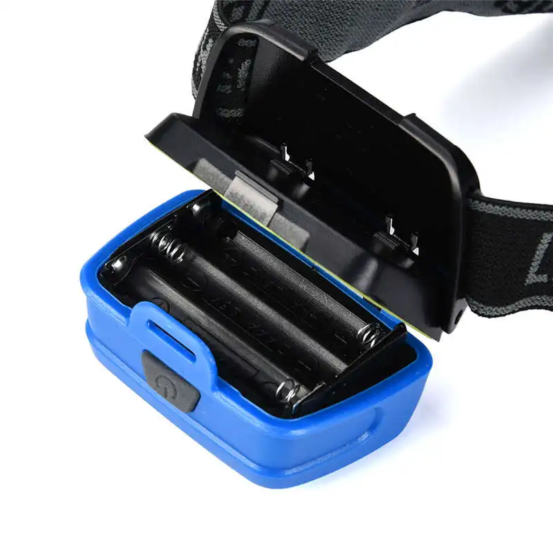 Powerful led flashlight COB LED Headlamp Mini Headlight Battery Powered Flashlight Camping Head Torch by AAA battery #3o8 (4)