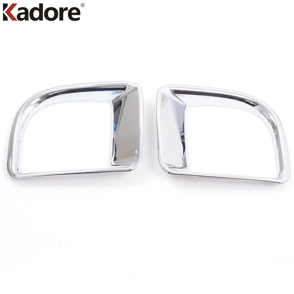 Для Toyota Land Cruiser LC200 FJ200 2013 ABS Chrome передняя противотуманная фара противотуманных фар Крышка отделка автомобиль защиты внешние аксессуары