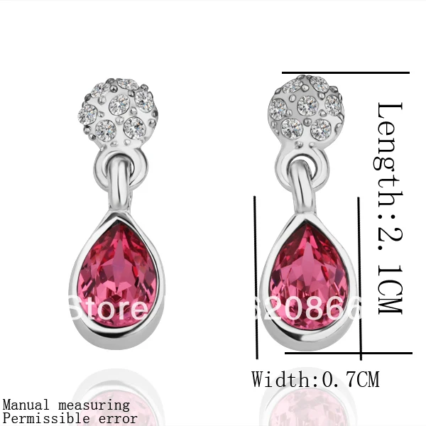 Min order=$10 Free18K Gold Plated Ring Health Jewelry Nickel Free K Golden Plating Platinum Austrian Crystal E110 | Украшения и