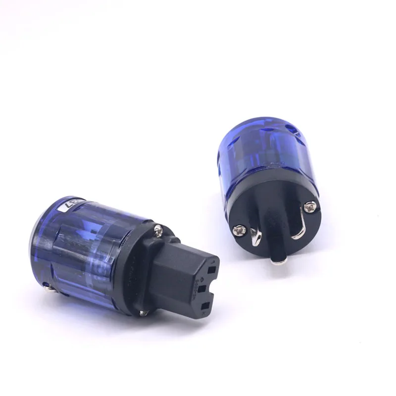 Новинка 1 пара P 037 и C AU штепсельная вилка IEC Audio Hi Fi переменного тока для