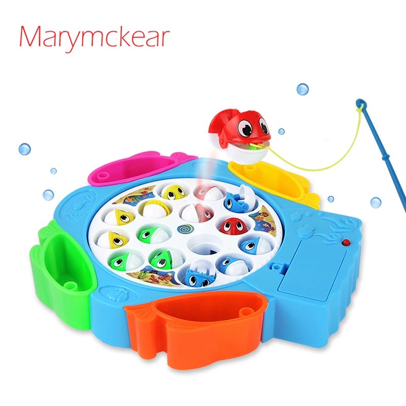 

Electric Pretend Play Game Fish Toy Playing House Toy 1 set Funny Toy for Kids Above 3 years old in Pink/Blue/Yellow Color