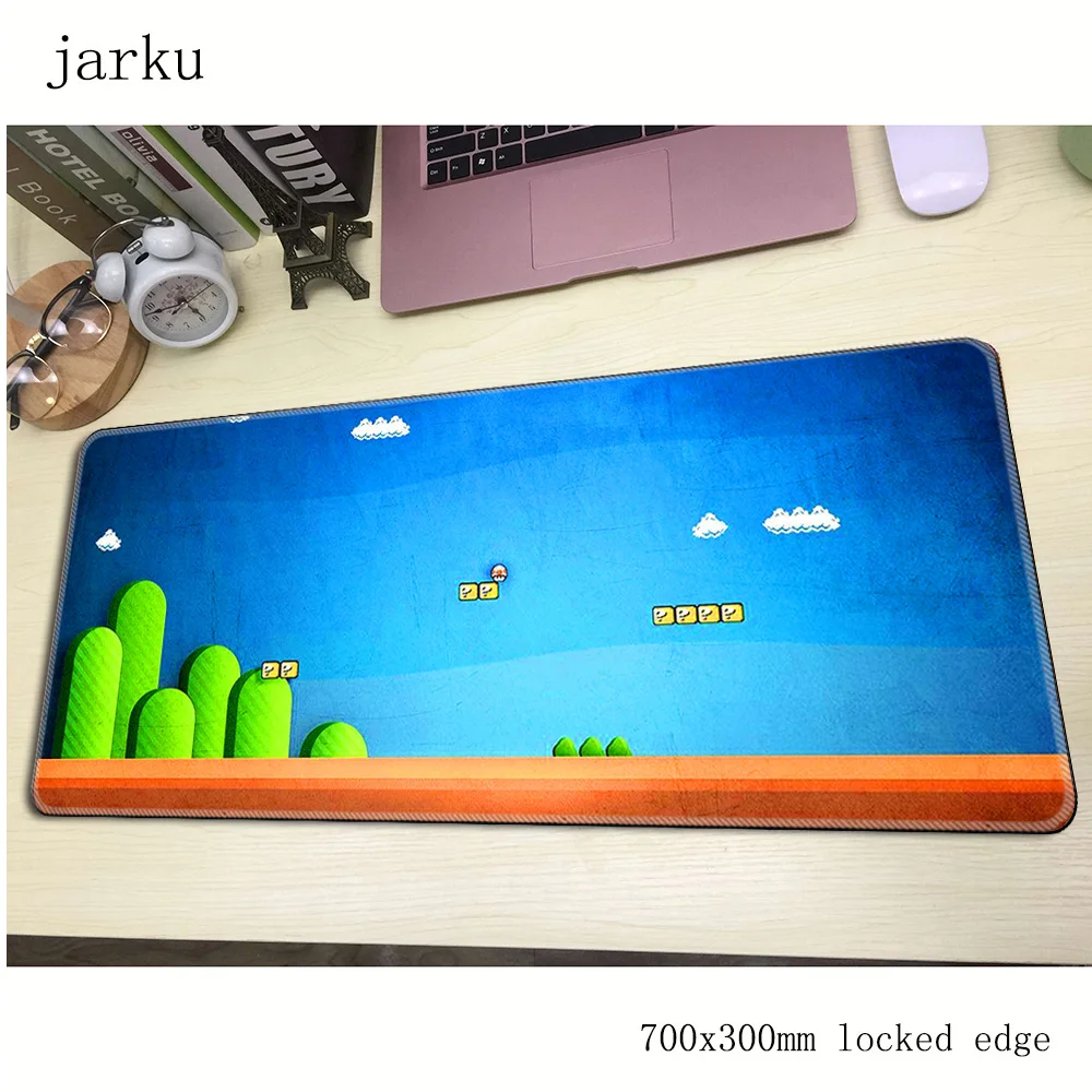 Игровой коврик для мыши в стиле Марио 700x300 мм нетбука большой игровой крутой