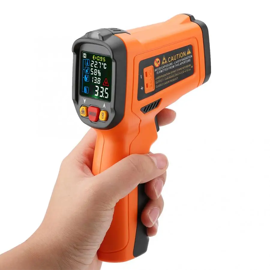 

PEAKMETER PM6530D High Accuracy No-contact Digital Infrared Thermometer -50 Degree~800 Degree