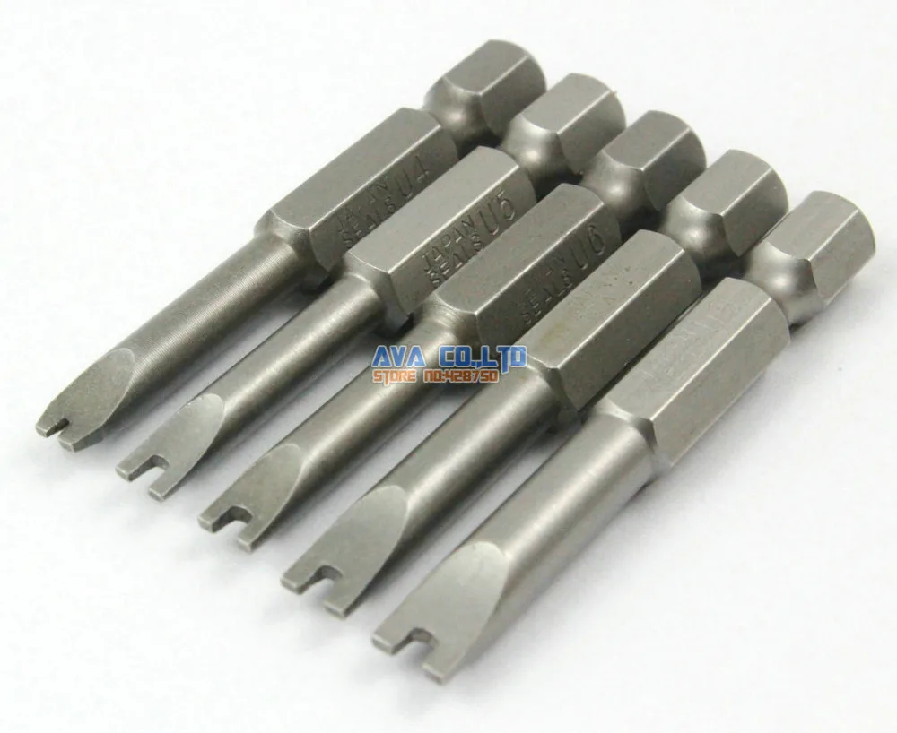 uxcell 10pcs 50mm 1/4 Hex Shank Y3 Magnetic Y Shape Head Screwdriver Bits S2 High Alloy Steel a18071100ux0679