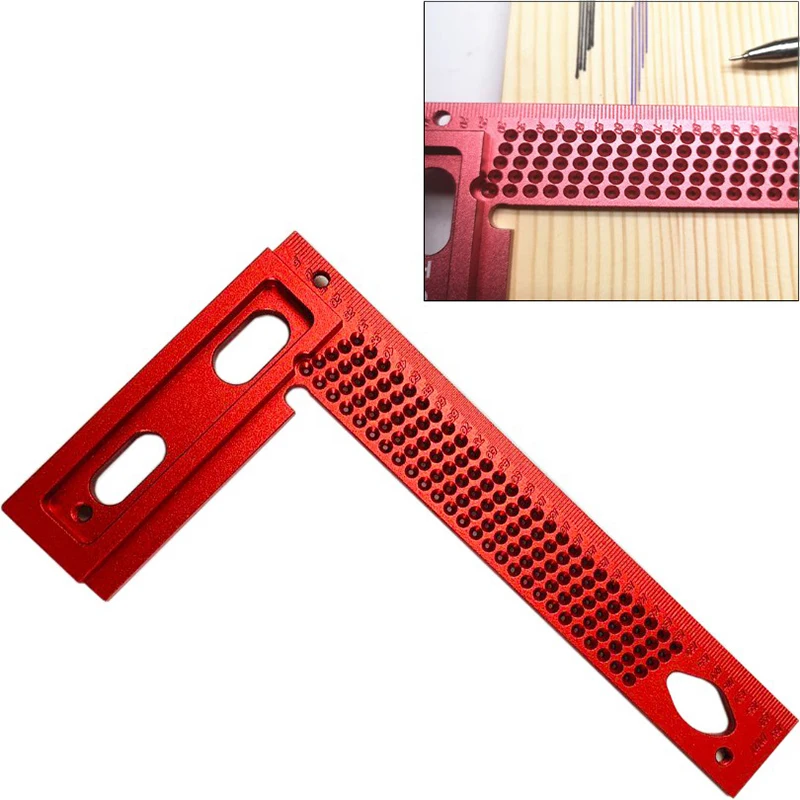 Tanie T 200 narzędzie pomiarowe do obróbki drewna typu T znaku odniesienia narzędzie pomiarowe ze stopu aluminium ze stopu aluminium precyzyjna krzyż kalibracji linijki
