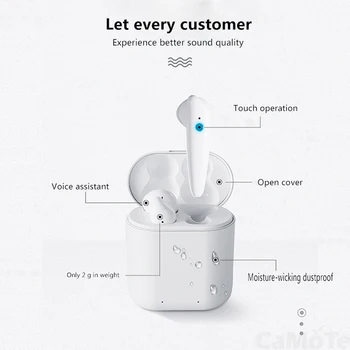 

bluetooth headphone TWS wireless headphones Earbuds Wireless Headsets Earbuds Bluetooth 5.0 For xiaomi iPhone earphones