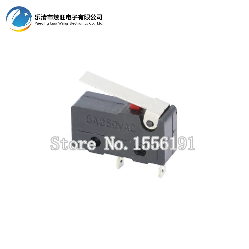 10 шт./лот 2pin N/O 5A250VAC концевой выключатель KW11 3Z все новые мини переключатель Прямая