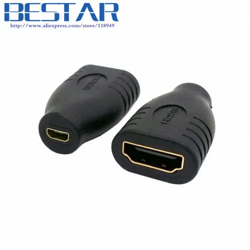 

Micro HDMI D type Female to HDMI 1.4 A type Female coupler adapter convertor