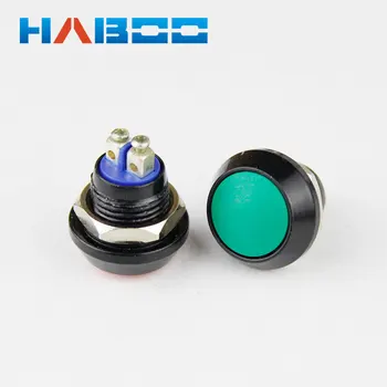 

10pcs packing HABOO EP12mm reset push button switch explosion-proof mini metal switch various color to choose