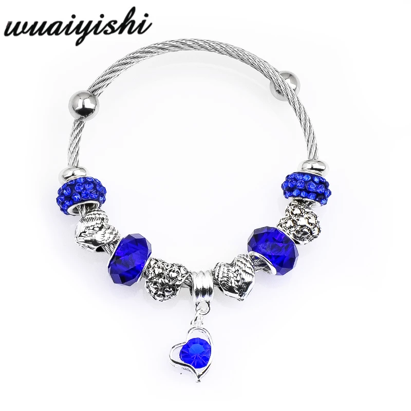 

2019 Women bracelet silver string string Charms Bracelets & Bangles Latest Tide DIY Fashion Charm For Jewelry Vintage adjustable