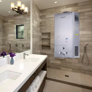 

18L 5GPM Instant Tankless Hot Water Heater LPG Propane Gas 32KW Bolier w/ Shower