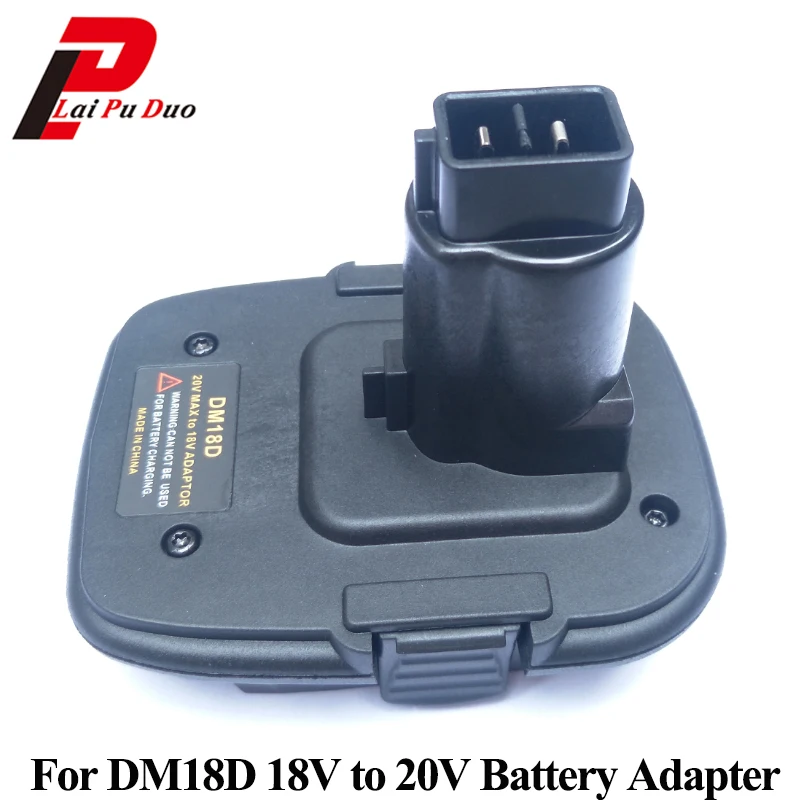 

18V/20V Convertor Adapter Lithium Ion Battery For DC9096 DE9096 DC9098 18V DM18D Battery Adapter with USB for Dewalt