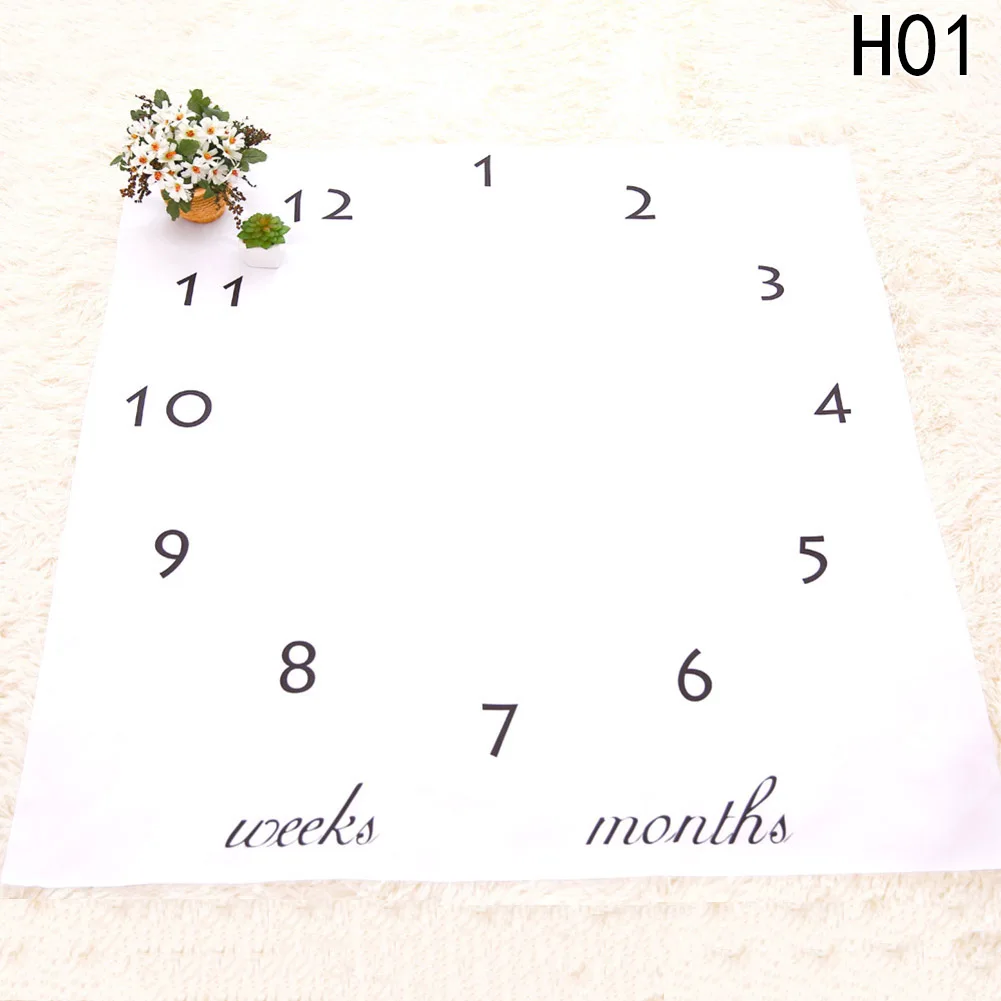 Cute Newborn baby Numbers Wraps Toddler Babies Photography Props