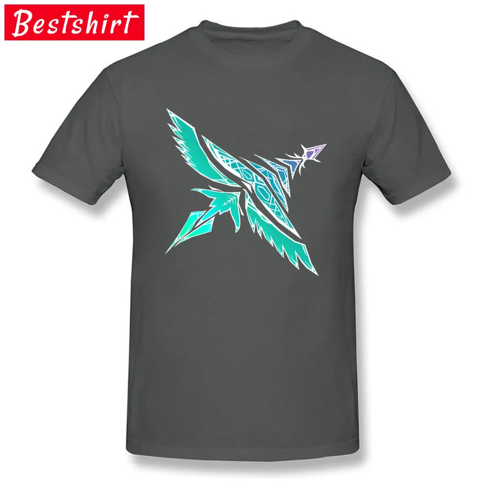 Tops T Shirt Sweatshirts Gradient Bird Pattern Thanksgiving Day Short Sleeve Cotton O Neck Men's T Shirt Europe 2018 Fashion Gradient Bird Pattern carbon