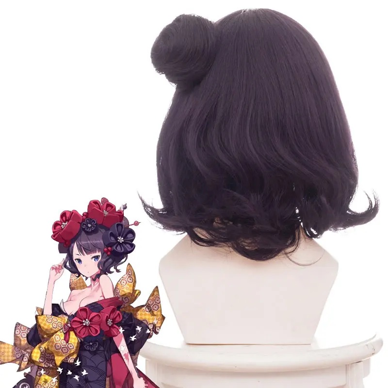 Парик для косплея FGO из игры Fate Grand Order парик Katsushika Hokusai термостойкий синтетический