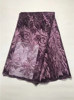 

African lace fabric 2019 high quality Swiss tulle lace embroidered fabric flower French lace fabric clove onion(1L-4-19