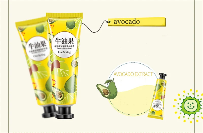 Avocado hand cream перевод