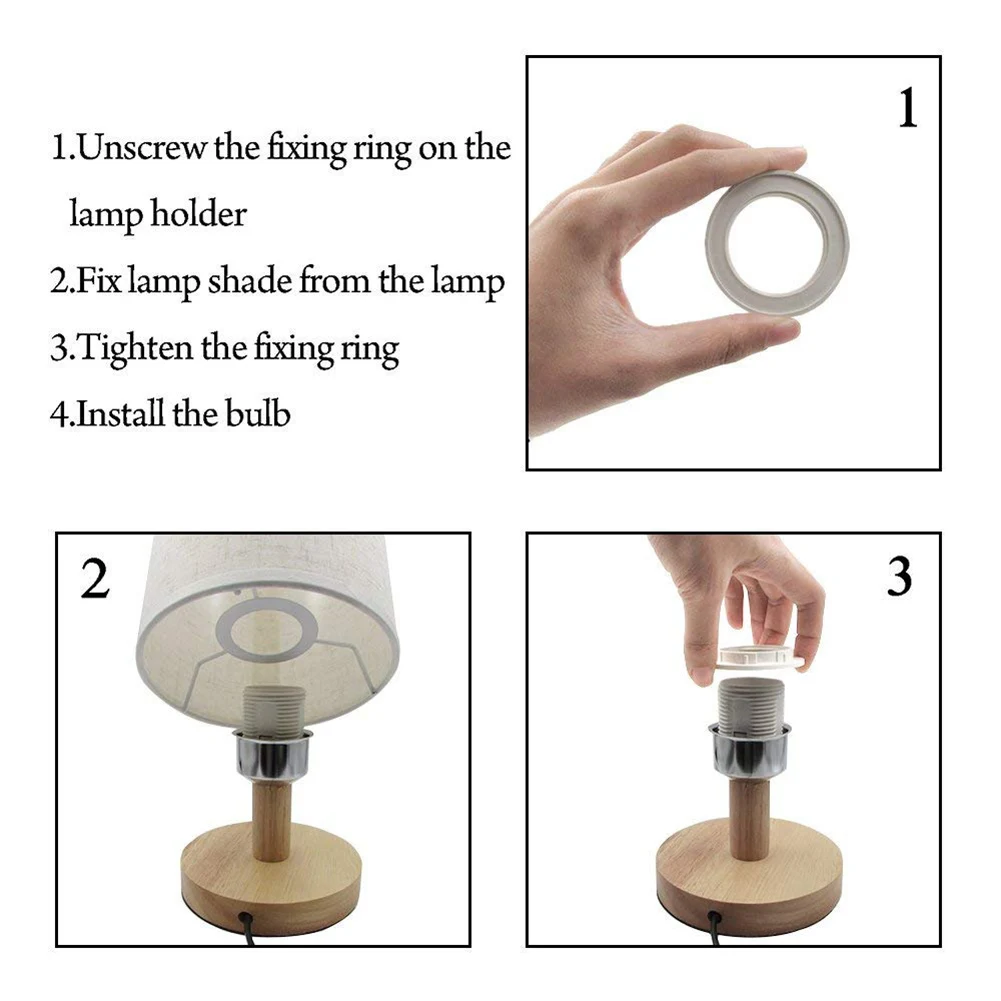 

LED Desk Light Wooden Wireless Wifi Remote Control Smart Lamp for Bedroom Study Room Dorm MJJ88