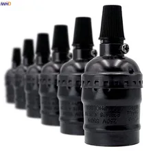 IWHD paortalamparas Винтаж Ретро E27 держатель лампы база Патрон Алюминий светодиодный фитинг E27 розетка светильник держатель лампы CE и UL