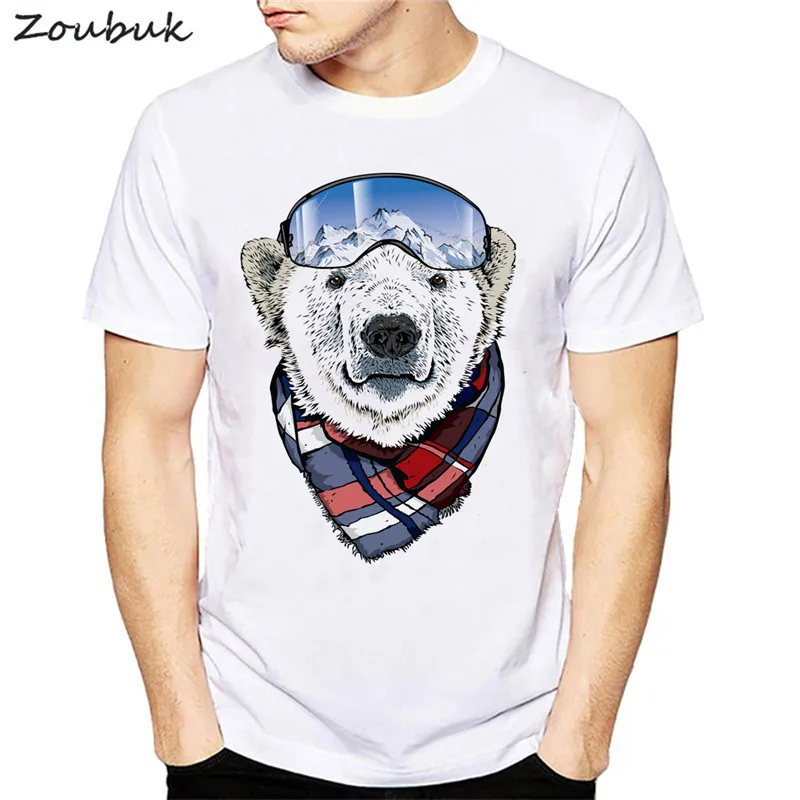mens polar bear t shirt