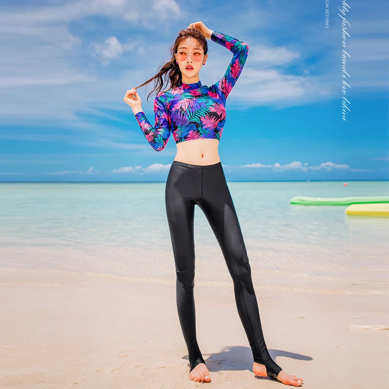 韻女性長袖夏水着長ズボンと新デザインラッシュガードビーチウェアホット販売女性のブラジル水着 Aliexpress スポーツ エンターテイメント