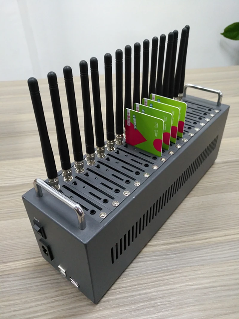 

Hot selling 16 ports usb gsm modem pool MTK support IMEI change and SMS sending/ receving bulk sms device