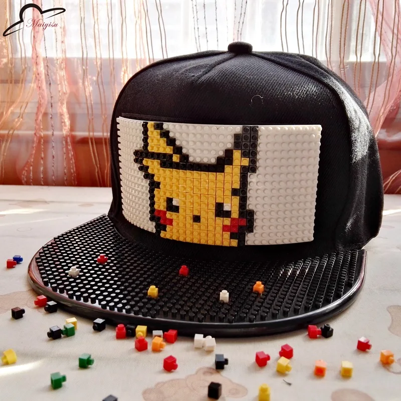 Prix pour Pokemon Aller Brique Pikachu Snap Back Casquette de baseball Hip Hop Chapeau Snapback Chapeau Pour Hommes Femmes Bouchon Amovible blocs de construction Prix pour Pokemon Aller Brique Pikachu Snap Back Casquette de baseball Hip Hop Chapeau Snapback Chapeau Pour Hommes Femmes Bouchon Amovible blocs de construction