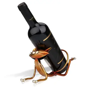 

Yoga Cat Wine Rack Metal Wine Holder Wine Shelf Sculpture Practical Sculpture Home Decoration Interior Wine stand Crafts statue
