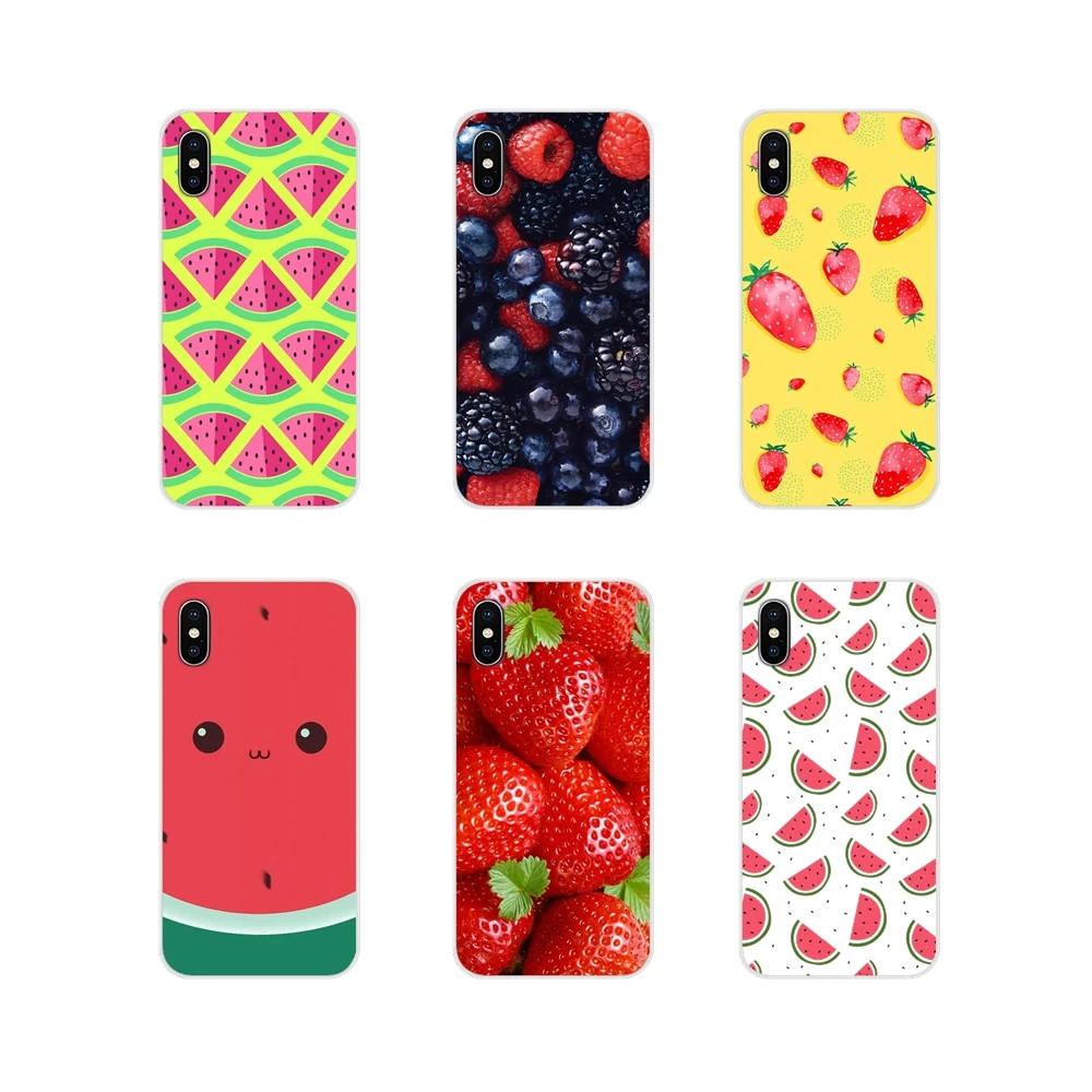 

TPU Transparent Case Cover For Huawei Mate Honor 4C 5C 5X 6X 7 7A 7C 8 9 10 8C 8X 20 Lite Pro fruit strawberry watermelon summer