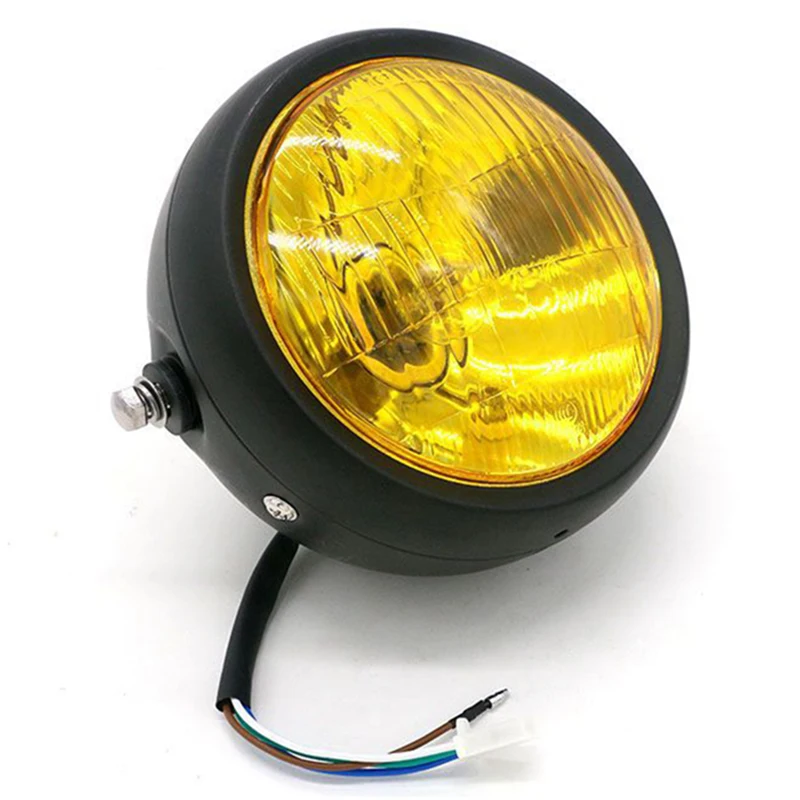 

Retro Motorcycle Headlight Passing Light Motorbike Blinker Fog Light Front Headlamp Chrome Enduro 12V ABS For Harley