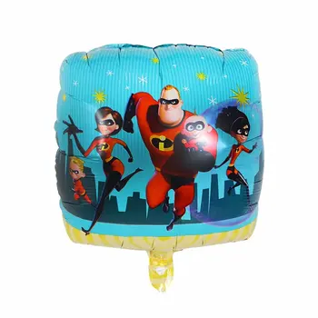 

New 50pcs/lot Incredibles 2 Foil Balloons Super Hero Mylar Inflated Balloon Birthday Party Decorations Kids Toys Air Globos