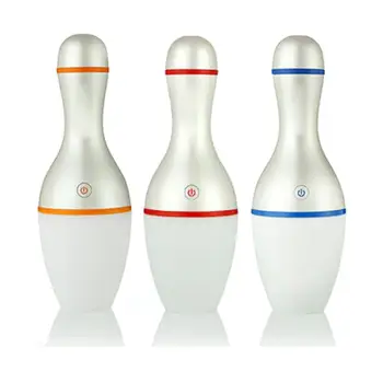 

Ultrasonic Air Humidifier Essential Oil Diffuser With 7 Color Lights Creative Bowling Aromatherapy USB Humidifier Car Diffuser